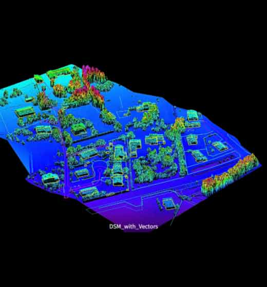 3D geospatial city model